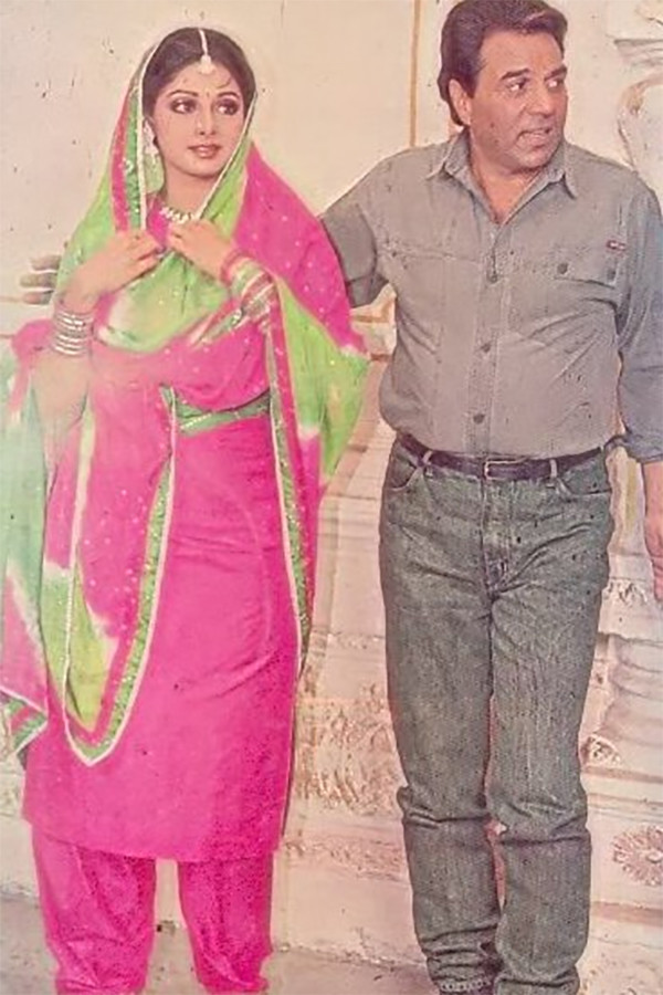 Sridevi And Dharmendra