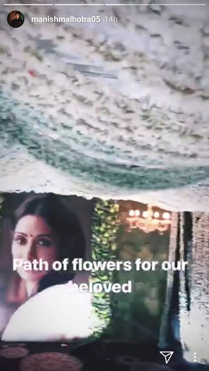 Sridevi Chennai Prayer Meet Flower Path
