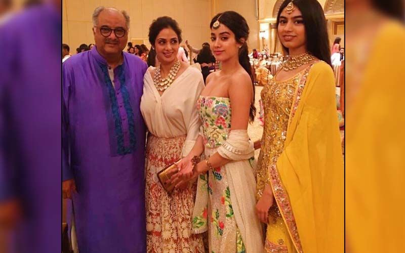Late Sridevi's Throwback Candid Photo With Boney Kapoor, Little Janhvi And Khushi Kapoor From Their Lavish Chennai Bungalow Is Beyond Adorable