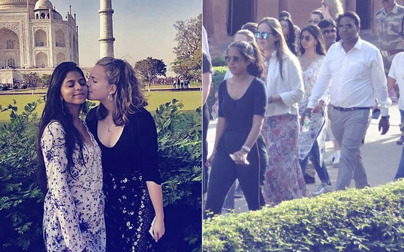 Pics: Suhana Khan Takes Her British Friends To See The Taj Mahal