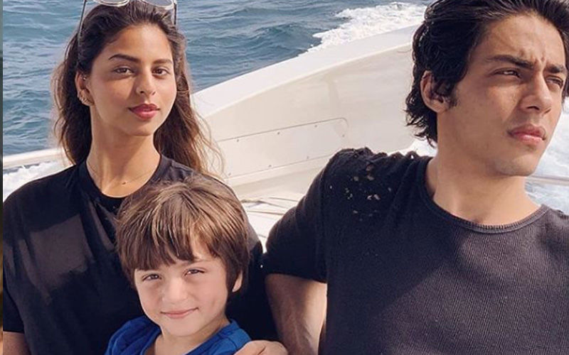 Suhana Khan’s Throwback Picture Painting With AbRam Is Priceless, Not To Miss Aryan Khan's Abs