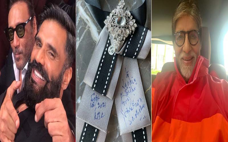 Kaun Banega Crorepati 13: Amitabh Bachchan Leaves Suniel Shetty 'Wonderstruck' By His 'Knowledge And Discipline'; Megastar Also Gifts Jackie Shroff A Tie-Bow