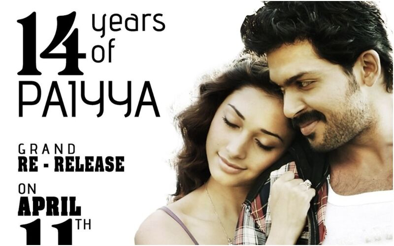 Tamannaah Bhatia Celebrates As Her Tamil Film Paiyaa Re-Releases In Theatres After 14 Years – SEE POST
