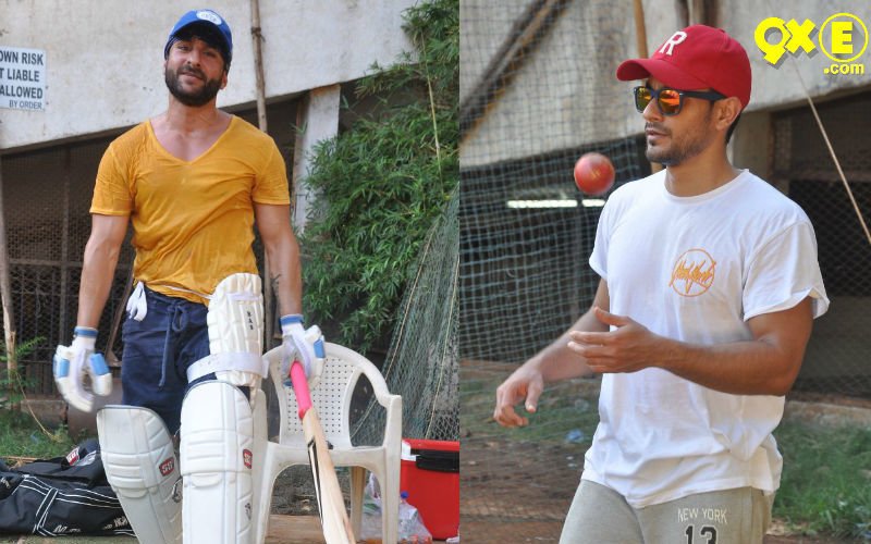 Saif And Kunal Enjoy A Game Of Cricket