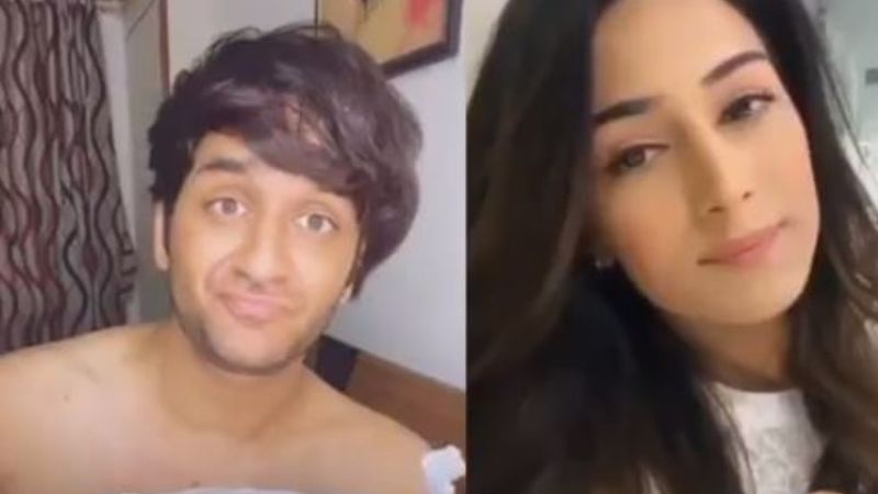 Vikas Gupta Does A 'Cheesy' TikTok Duet With Erica Fernandes To Celebrate Her Belated Birthday; We Smell Chemistry - VIDEO