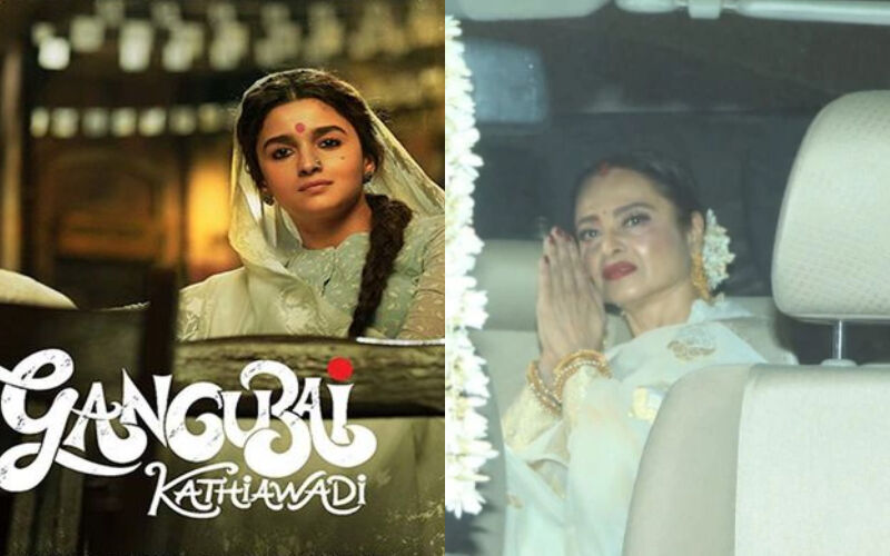Gangubai Kathiawadi Screening: Rekha Copies Alia Bhatt's Namaste Pose, Vicky Kaushal, Deepika Padukone, Arjun Kapoor, Malaika Arora, Others Arrive In Style