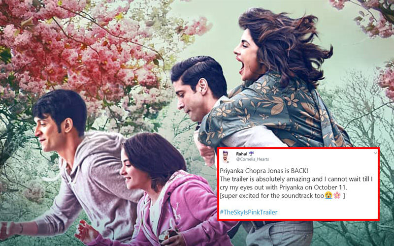 The Sky Is Pink Trailer Twitter Reactions: Netizens Are Elated On Priyanka Chopra’s Bollywood Comeback; Can’t Stop Lauding The Actor