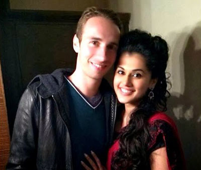 Taapsee Pannu and Mathias Boe