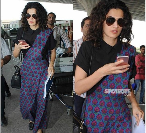 Taapsee Pannu At Airport