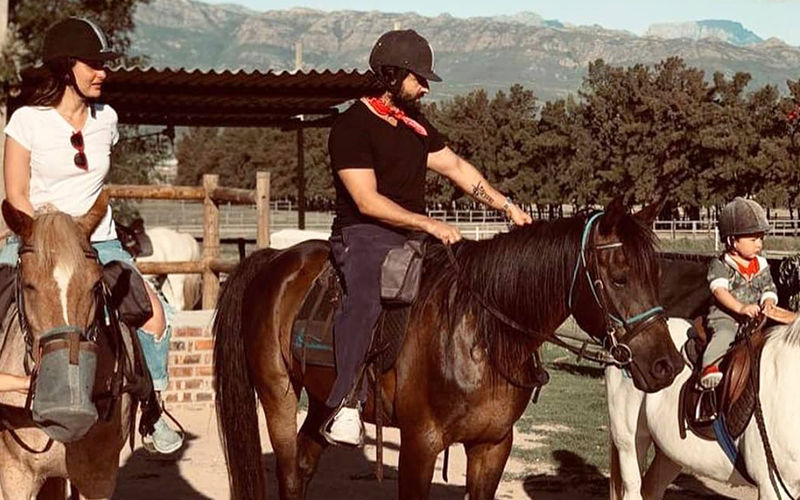 Kareena Kapoor Khan’s Horse Riding Time With Taimur And Saif Ali Khan