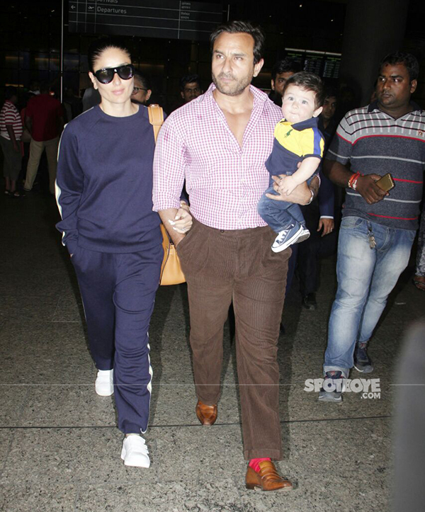 Taimur Ali Khan is cute a button as he returns from his first international vacation