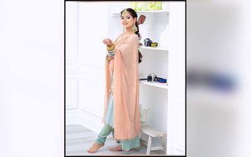 Actress Tania Is Giving Punjabi Kudi Goals In Sea Green Coloured Suit