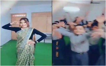 VIRAL! School Teacher Dances With Students To Popular Bhojpuri Song 'Patli Kamariya' In Classroom! Furious Netizens Demand Her Suspension 