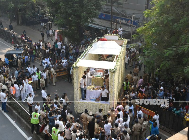 The last stage of the procession