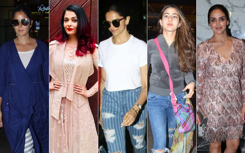 STUNNER OR BUMMER: Katrina Kaif, Aishwarya Rai Bachchan, Deepika Padukone, Sara Ali Khan Or Esha Deol?