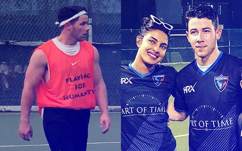 Priyanka Chopra’s ‘Bae’ Nick Jonas Plays Football For Humanity