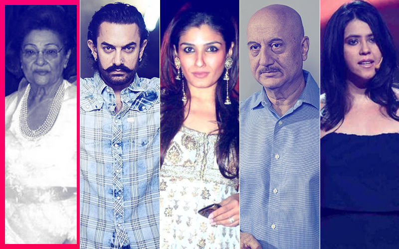 Krishna Raj Kapoor Death: Aamir Khan, Raveena Tandon,  Anupam Kher, Ekta Kapoor Offer Condolences