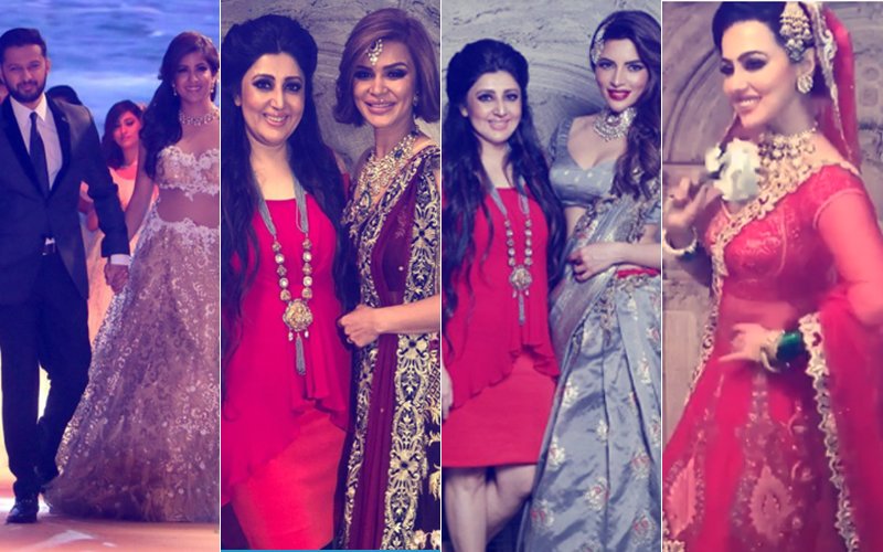 Ishita Dutta, Vatsal Seth, Shama Sikander, Aashka Goradia & Sana Khan Walk The Ramp