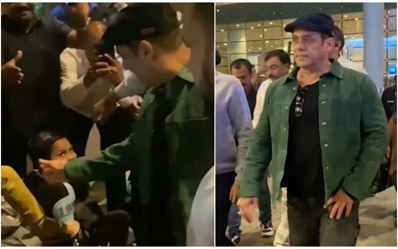 Salman Khan Reaches Out To Meet His Little Fans At Mumbai Airport; Bollywood Superstar’s Heartfelt Gesture Is Winning The Internet – WATCH