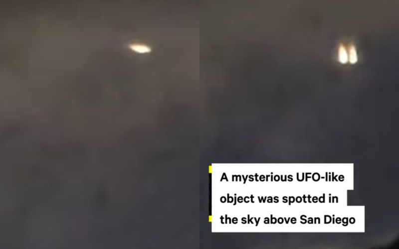 OMG! UFO Or Shooting Star? Residents Of San Diego Spotted Mysterious Lights In The Sky At Night- VIRAL VIDEO INSIDE