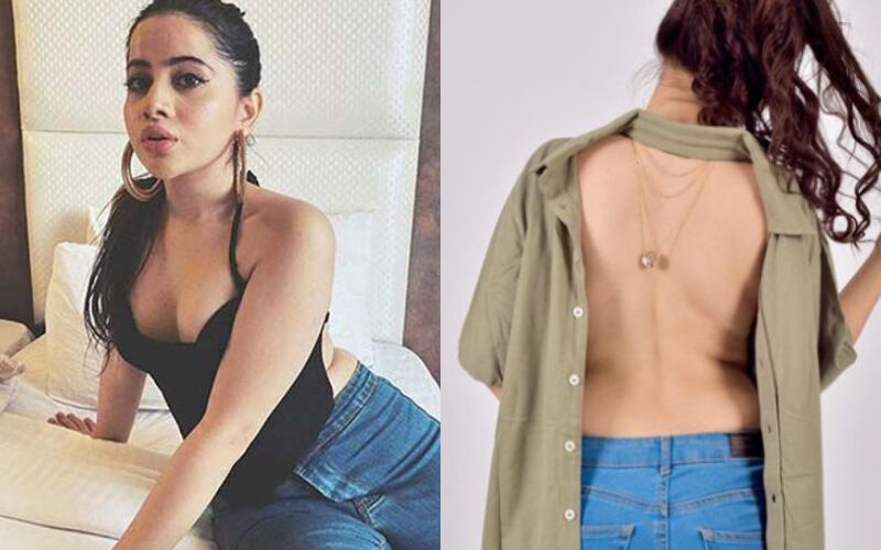 Urfi Javed Goes BRALESS As She Wears ‘Ulta Shirt’ With Style, Flaunts Her Sexy Back; Actress Gets Badly TROLLED, Netizens Call Her ‘Mad Girl’-PICS INSIDE