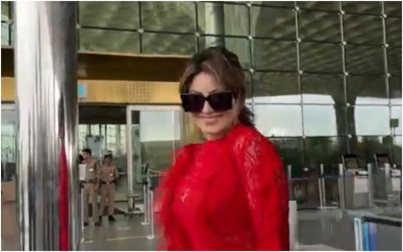 Urvashi Rautela Fans Call Her Beautiful ‘Red Rose’ Praising Her Airport Look; Paps Congratulate On WIBA Award At Cannes