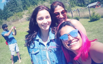 Dekho: Ranbir Kapoor Photobombs Alia Bhatt's Girl Gang Picture