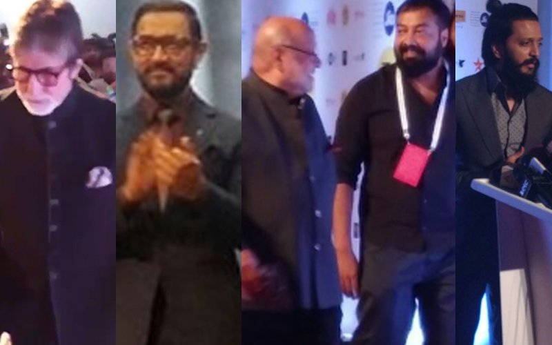 Amitabh Bachchan, Aamir Khan, Anurag Kashyap, Riteish Deshmukh, Shyam Benegal Walk The Red Carpet At The 18th Jio MAMI Film Festival