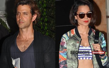 Hrithik Roshan-Kangana Ranaut Run Into Each Other At Vishal Bharadwaj's Office!