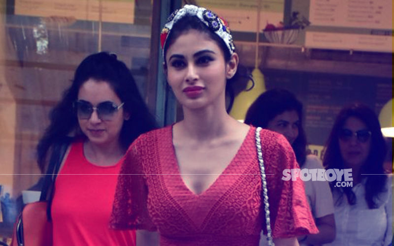 Bandra Diaries: Mouni Roy Makes A Red Hot Appearance At A Lunch Date