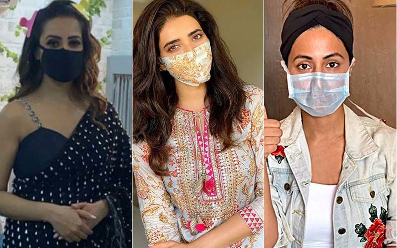 Anita Hassanandani, Hina Khan, Karishma Tanna And Other TV Hotties Who Rocked The Mask Look With Sheer Grace