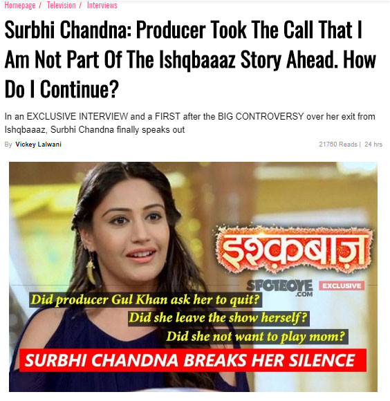 surbhi chnadana