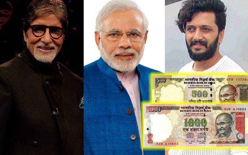 Bollywood Reacts To Narendra Modi's Ban Of Rs 500 & Rs 1000 Notes