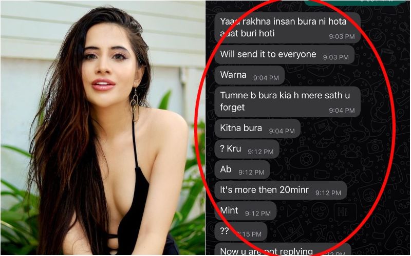 Xxxx Hot Sex Video Kirti Senon - Uorfi Javed Files FIR Against Man Demanding 'Video Sex' Who Threatened To  'Cyber Rape Her; Rakhi Sawant Rushes To Help-SEE POST!