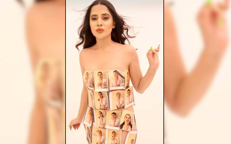 Urfi Javed Gets TROLLED As She Wears An Outfit With Her Own Photos On It; Netizen Says, 'Ab Toh Hadd Ho Gayi' -WATCH VIDEO