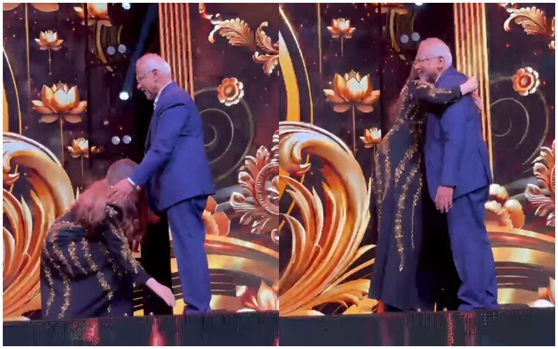 Aishwarya Rai Wins The Internet After Touching 'Guru' Mani Ratnam's Feet And Greeting Him With Hugs At IIFA Utsavam - WATCH