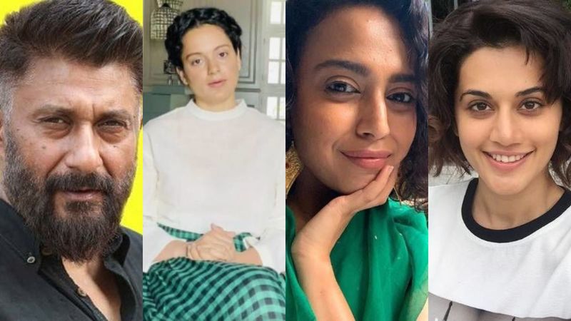 Did Vivek Agnihotri Support Kangana Ranaut While Taking A Dig At Taapsee Pannu, Swara Bhasker? Says, 'B Graders Unite In Their Hate For A Graders'