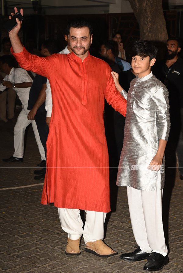 Sanjay Kapoor With His Son Jahaan