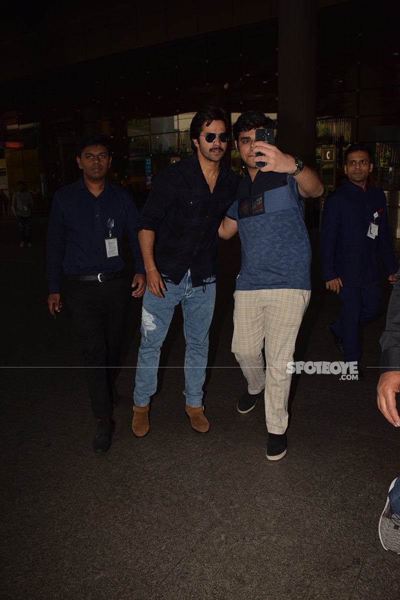 Varun Dhawan Clicks A Selfie With A Fan