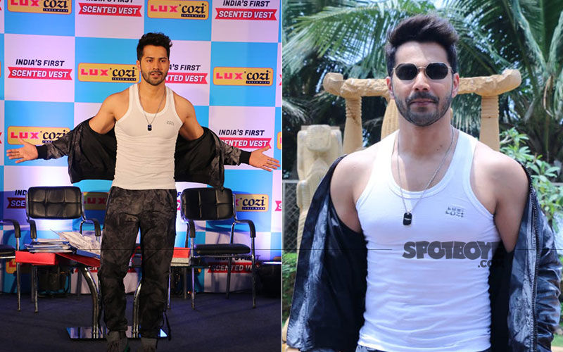 Varun Dhawan Promotes New Range Of Scented Vest In These Pictures
