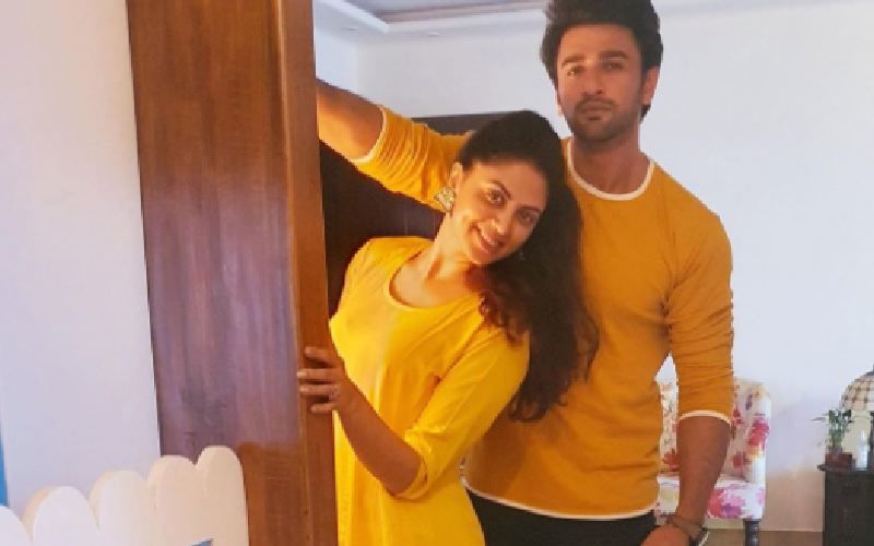 Bigg Boss 14's Evicted Contestants Kavita Kaushik And Nishant Singh Malkhani Catch Up; Go Colour Coordinated In Yellow