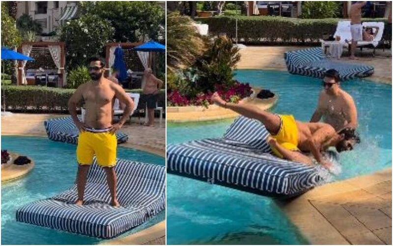 LOL! Varun Dhawan Enters 2024 With A Splash In The Pool; Actor's Moye Moye Moment Is Absolutely Hilarious - WATCH