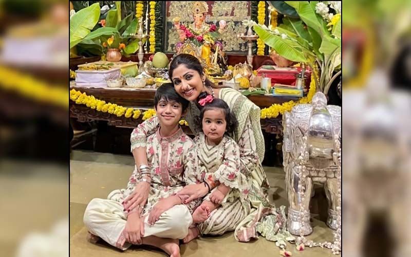 Shilpa Shetty's Son Viaan Kundra Drops A Family Photo After His Father Raj Kundra Gets Bail; Says 'Trouble Is As Small As Mouse'