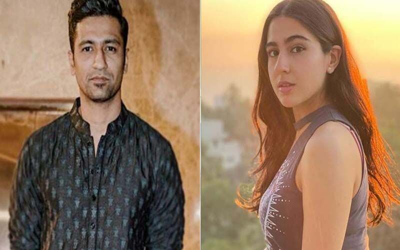 VIRAL! Vicky Kaushal Rides A Bike, Sara Ali Khan Holds Him Tight As They Shoot For Their Upcoming Film In Indore -VIDEO INSIDE