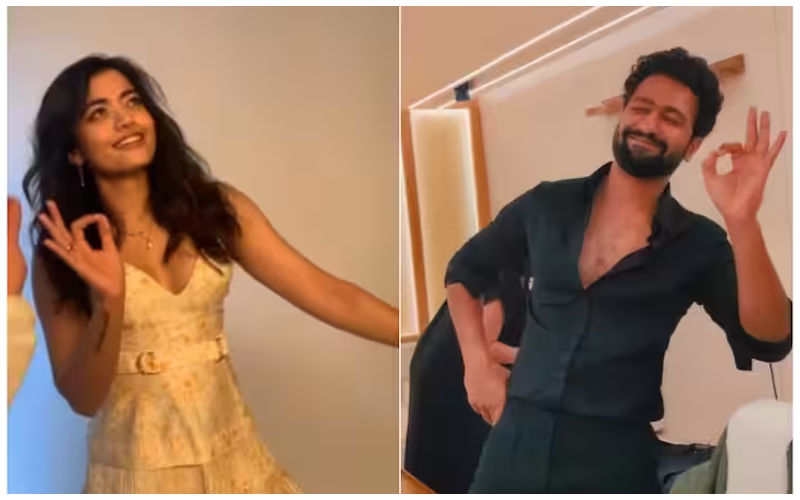 Rashmika Mandanna Recreates Vicky Kaushal's VIRAL Dance Clip On The Song Obsessed-WATCH VIDEO!