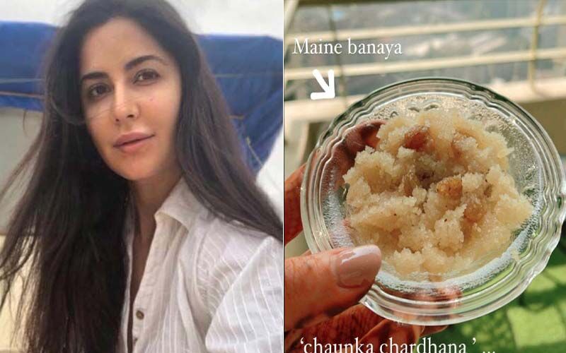 Newlywed Katrina Kaif Cooks For The First Time In Her Sasural; Says 'Maine Banaya' As She Gives A Glimpse Of 'Halwa' She Made For Her In-Laws