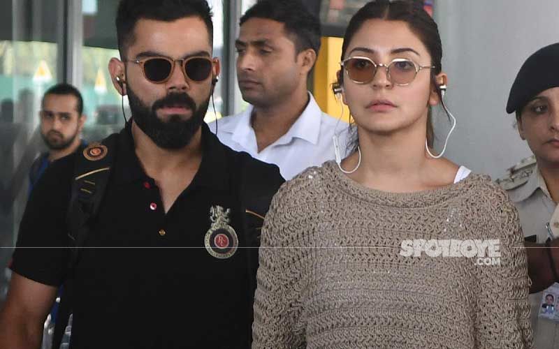 Anushka Sharma And Virat Kohli Spotted With Vamika At The Pune Airport; Couple Covers Their Princess' Face With A Stole - WATCH