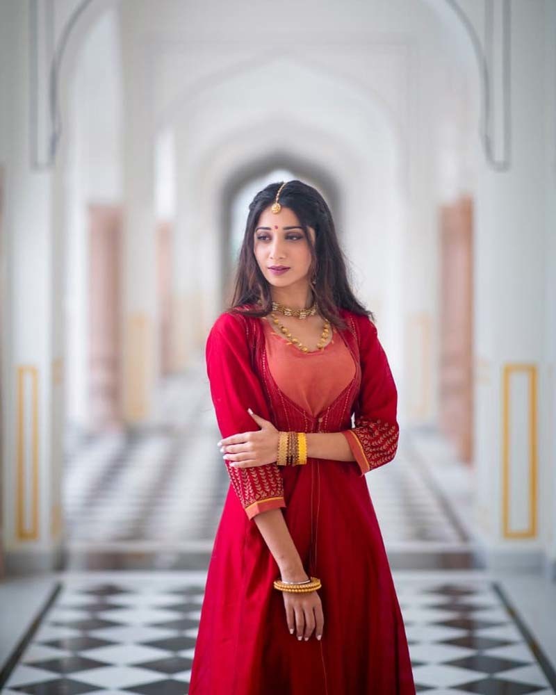 Vrushika Mehta Captured During A Photoshoot