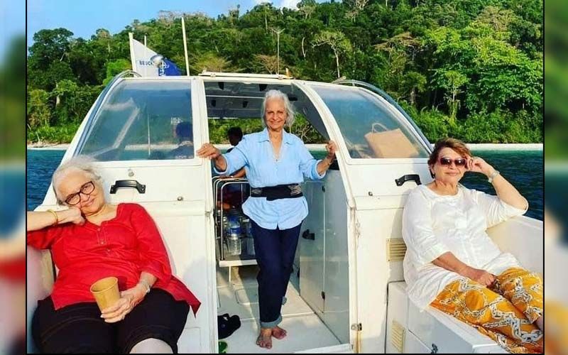 Waheeda Rehman, Asha Parekh And Helen Recreate The 'Dil Chahta Hai' Moment During Their Andaman Vacation; Give Away Major Friendship Goals- PICS