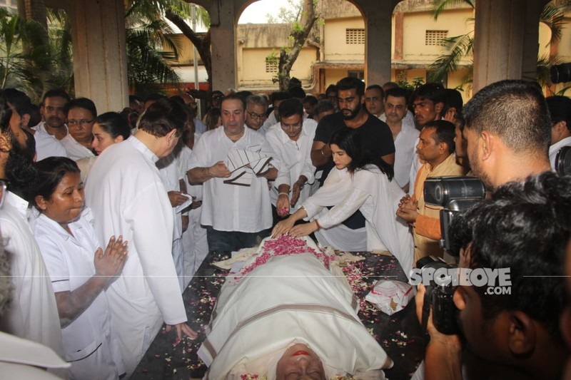 krishna raj funeral